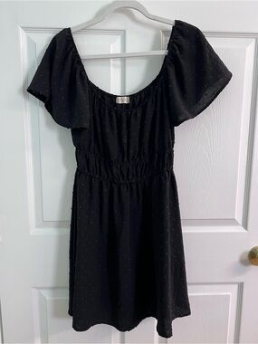 Altar’d State black Swiss dot dress